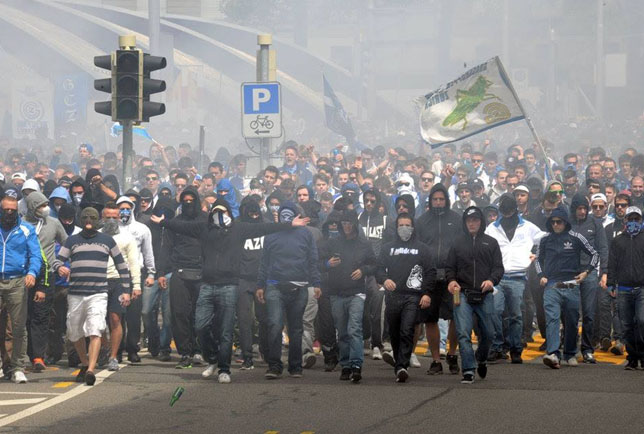 Hooligans und Ultras sind oft schwer auseinanderzuhalten