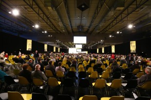 Auch am Montag war die Westfalenhalle 3 wieder gut gefüllt