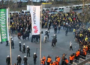 Alles okay auf den Vorplatz Nord