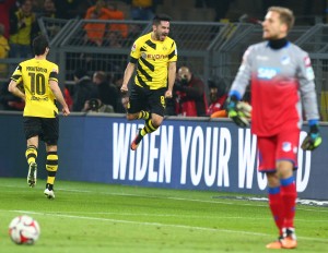 Jubel bei Ilkay Gündogan - Frust bei Baumann