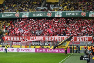 Freiburger Aktionsspieltag im Gästeblock