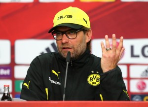 Jürgen Klopp im Pressegespräch