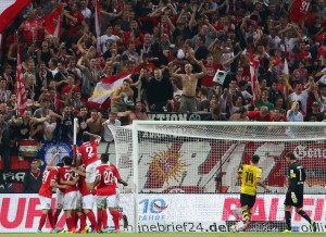 Dumm gelaufen - die Mainzer feiern das 2-0