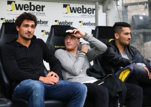 Leider nur Zuschauer: Hummels, Reus und Gündogan