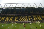 'Danke Fans' Choreo gegen Bremen zum Meisterschaftsfinale 2002