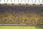 'Die Gelbe Wand' gegen Hansa Rostock am letzten Spieltag der Saison 2004/05