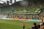 'Dortmunder Skyline' Choreo gegen die Blauen