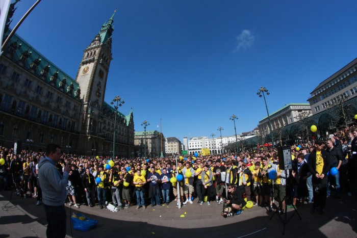 Kein Zwanni Demo in Hamburg