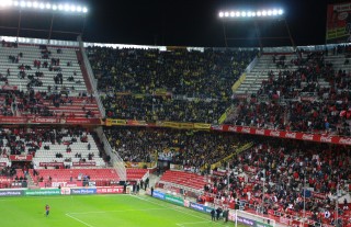 Die spanische Polizei verhinderte eine friedliche Fußballatmosphäre