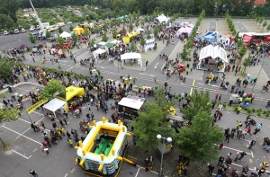 Der Jahrmarkt am Stadion