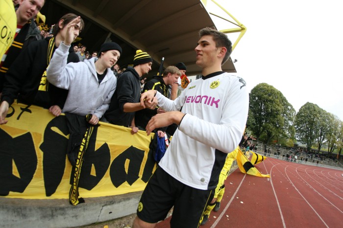 Johannes Focher nach einem Spiel der Amateure des BVB