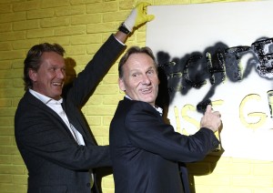 Watzke und Bäumer beim writen