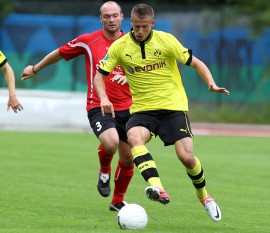 Hoffnungsträger Durm im Testspiel gegen Köln