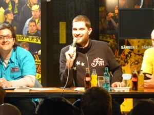 Autor Jonas Gabler (rechts: Götz Vollmann)
