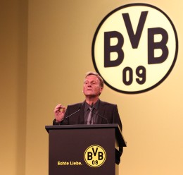 Watzke haute wie gewohnt auf dem Putz