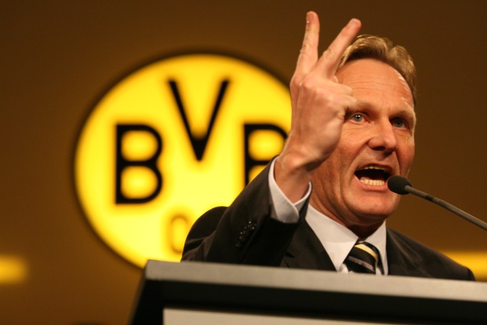 BVB-Geschäftsführer Hans-Joachim Watzke bei der letztjährigen JHV