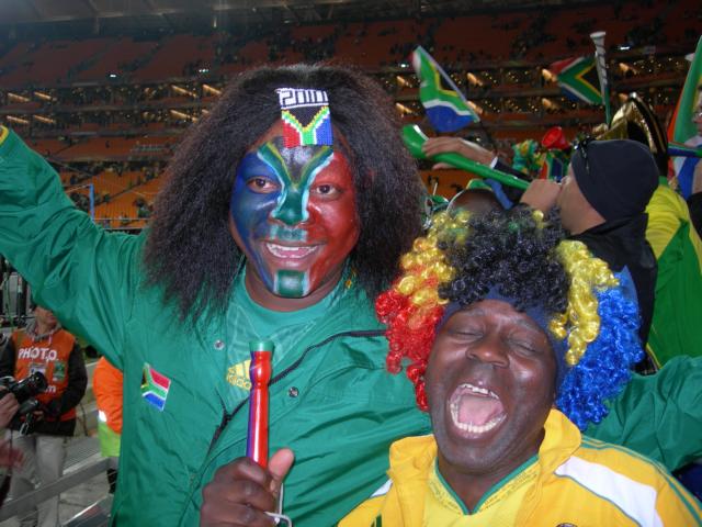 South African Suporters at the opening match