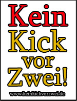 Kein Kick vor Zwei Logo