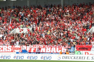 Bestenfalls Durchschnitt: die OFC-Fankurve ohne Ultras