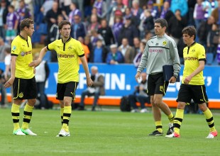 Noch steht der BVB II mit leeren Händen dar