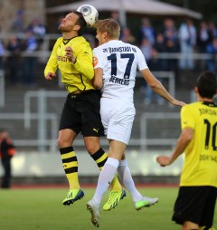 Julian Schieber stand erstmals in der Startelf