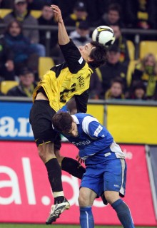 Mats Hummels mit vollem Einsatz