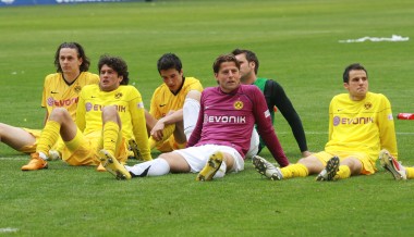 Celebrations after the match