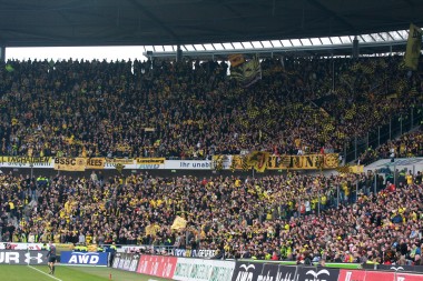 almost 10.000 BVB supporters were in Hannover