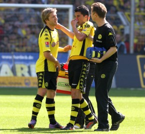 Nuri Sahin got a broken nose