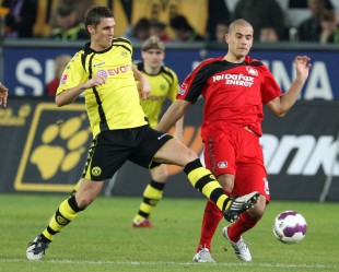 The skipper in action against Derdiyok