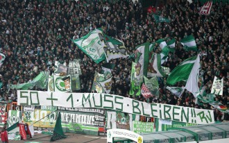 Protest gegen Kind auch beim Auswärtsspiel in Bremen