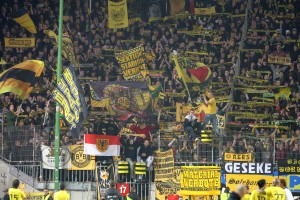 Round about 8,000 BVB supporters were in K-Town