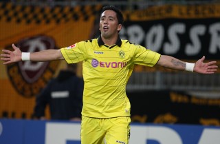 Lucas Barrios is Dortmund's goalgetter