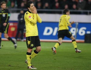 Sahin misses his penalty kick