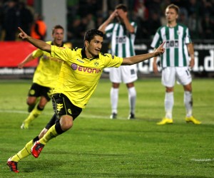 Nuri celebrated his goal against Karpaty