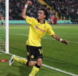 Lucas Barrios is Dortmund's goalgetter