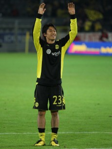 The hero of the match: Shinji Kagawa