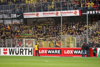 Around 5.000 supporters found their way to Freiburg