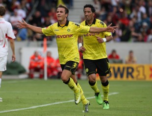 First goal for Mario Goetze