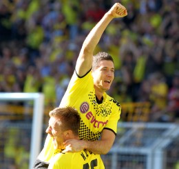 Im Hinspiel traf Robert Lewandowski