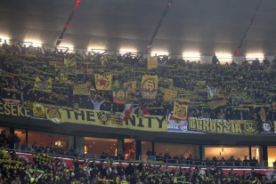 Thousands of BVB fans travelled to Munich