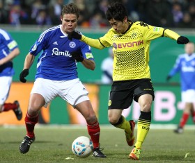 Kagawa im Zweikampf