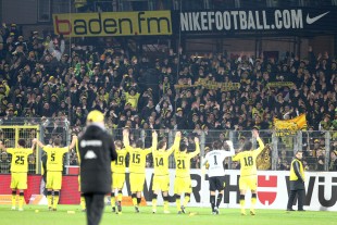 Borussia feiert eine tolle Hinrunde mit den Fans