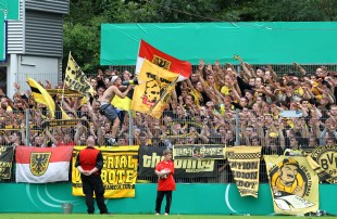 Supporters in Sandhausen