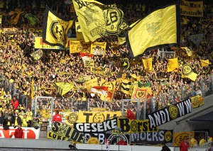 About 8,000 BVB supporters were in Stuttgart