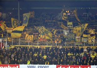 The away squad in Bremen