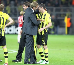 Jürgen Klopp und Robert Lewandowski