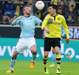 Van der Vaart (l.) gegen Sahin