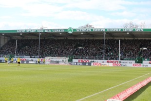 Fahnen weg - kein Support in der Heimkurve