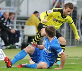 Kuba played for Marcel Schmelzer